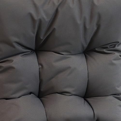 Miniatura 5 de Sunnydaze Reemplazo de cojín para silla de huevo para exteriores, relleno de polipropileno acogedor, para patio, patio trasero o porche delantero,