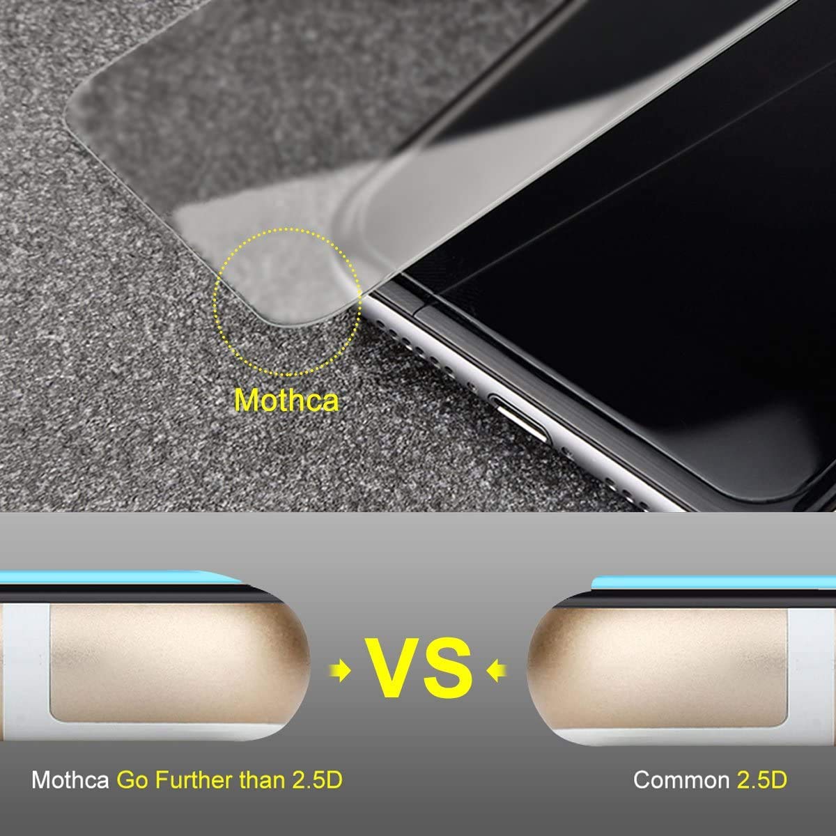 Mothca - 2 Pellicole In Vetro Temperato Opaco HD Per IPhone XS Max E 11 Pro Max (6,5") - Anti Impronte, Antiriflesso, Durezza 9H, Facile Installazione Con Kit - 5