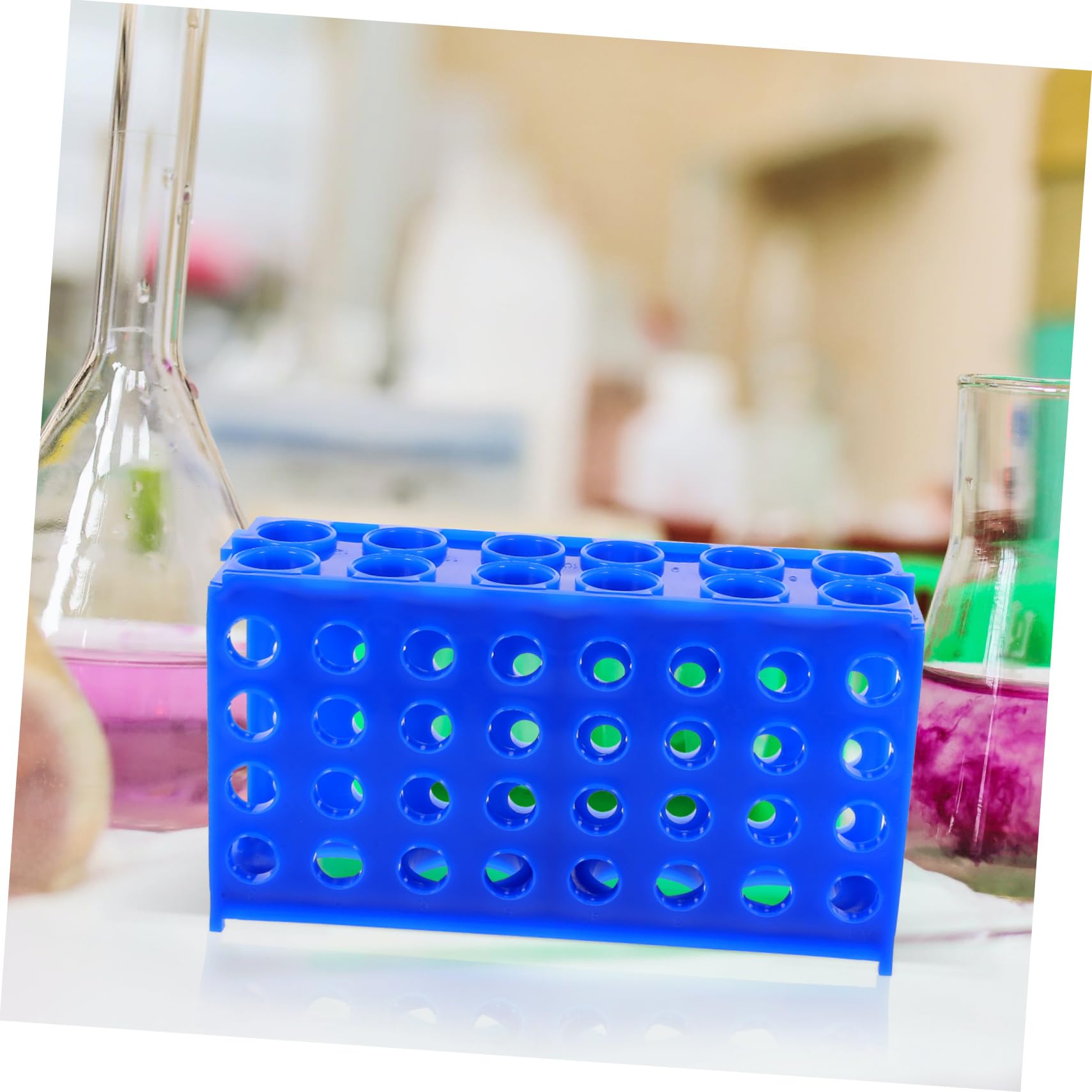 iplusmile 5stücke Testtubenhalter Aus Multifunktionales Reagenzglasgestell Für Labor Stabiler Organizer Für Zentrifugenröhrchen Leicht Zu Reinigen Warten Für Chemie Und Biologie