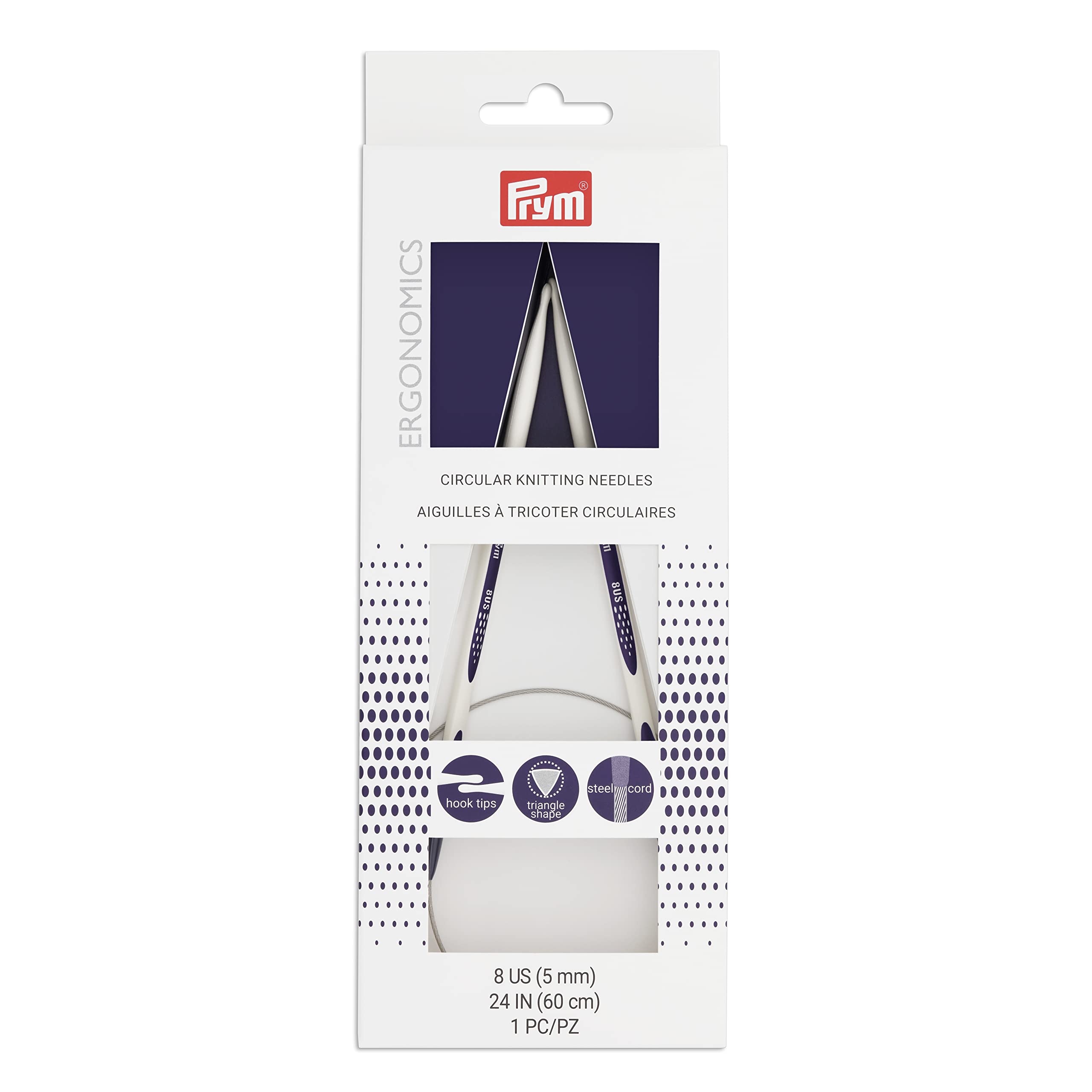 Prym Circular Needle 24" 8, Size 8/5mm