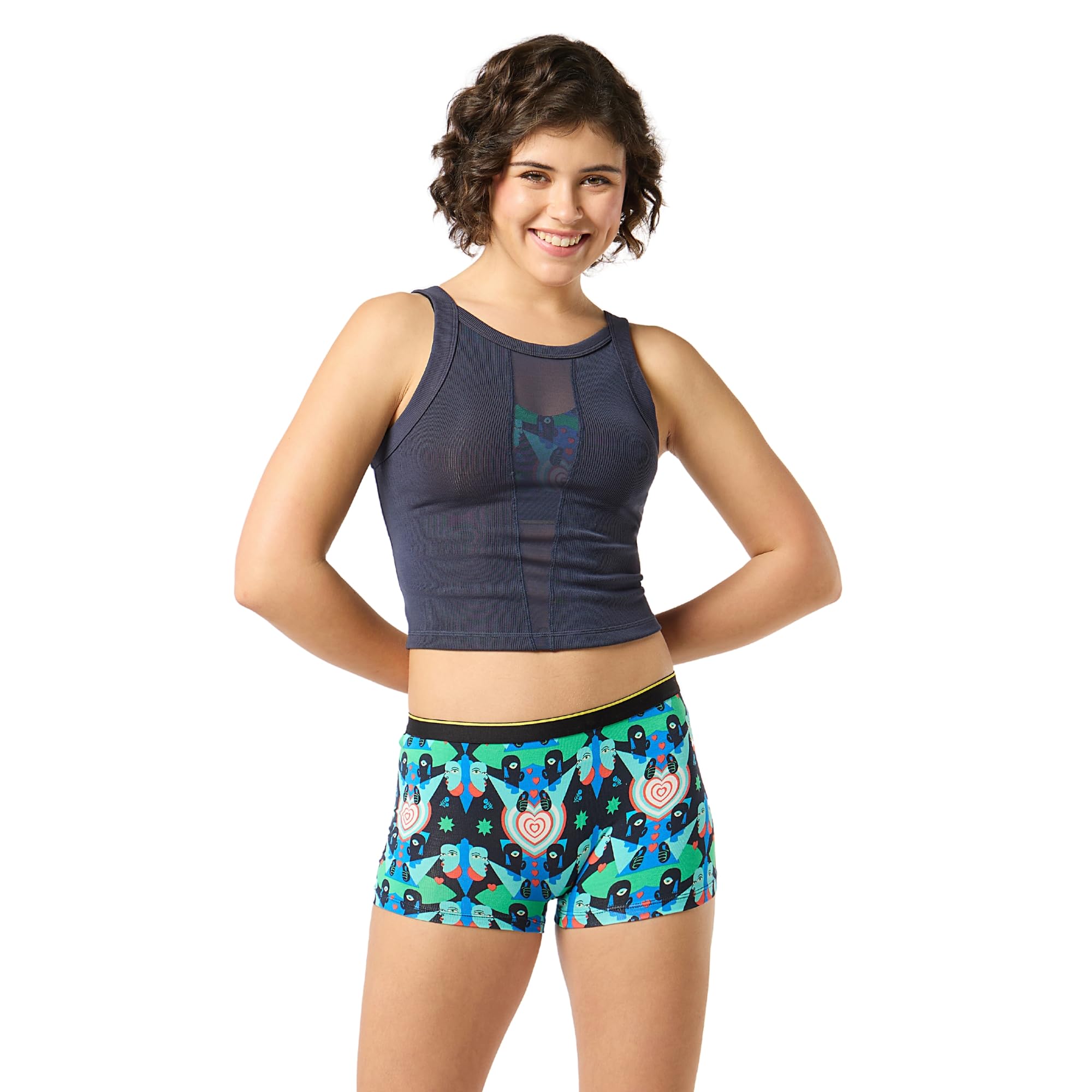 Women's Printed Micro Modal Boyshorts Panties | Soft & Breathable Underwear | Pack of 1-image-4