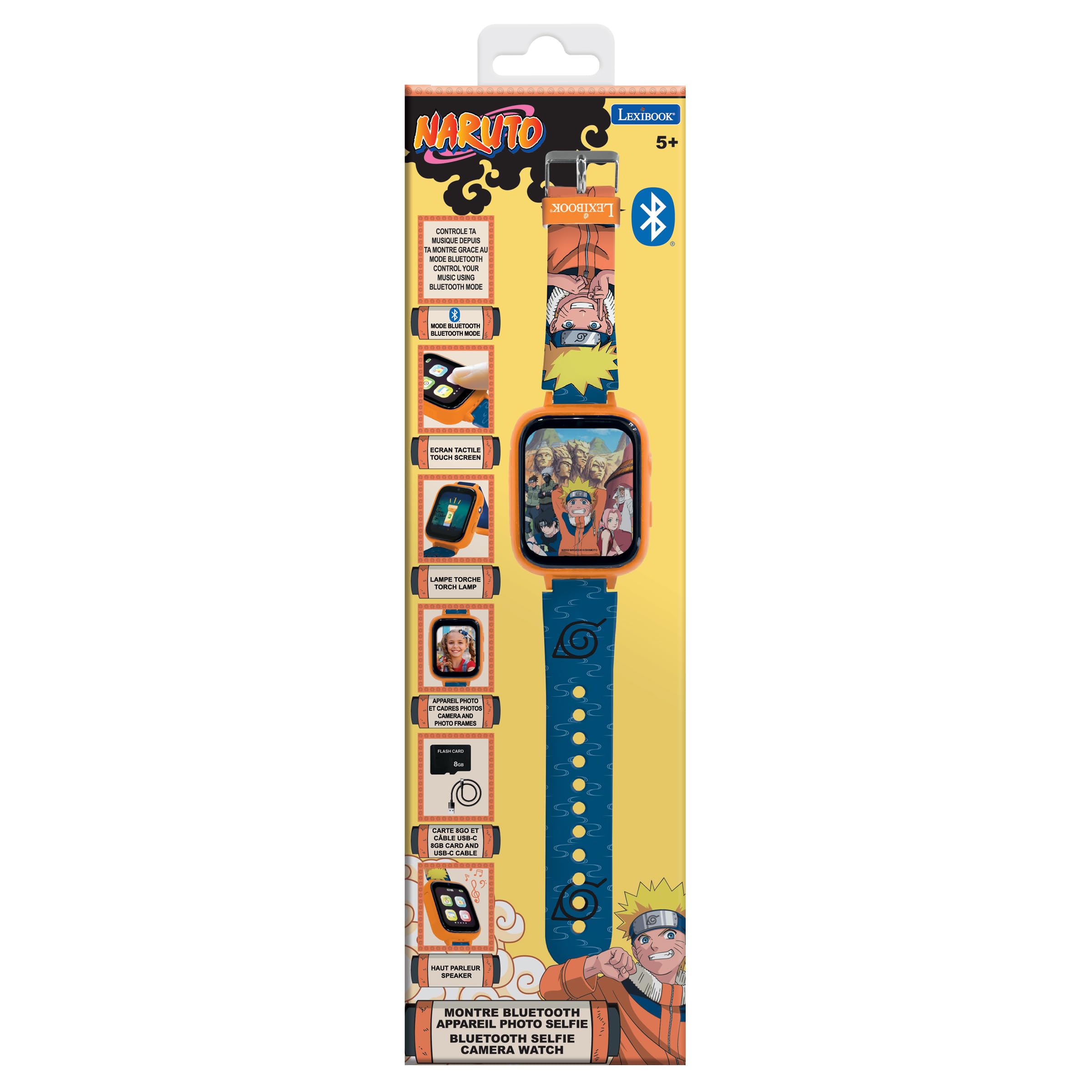 Lexibook, Naruto, Zegarek Bluetooth, DMW071NA