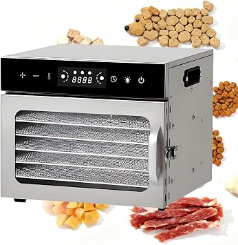 Commercial Food Freeze Dryer Machine,Stainless Steel Dehydrater, Dehydrator Machine for Fruit Dehydrated Dryer,for Fruits, Vegetables, Herbs, Mushroom 6Layer