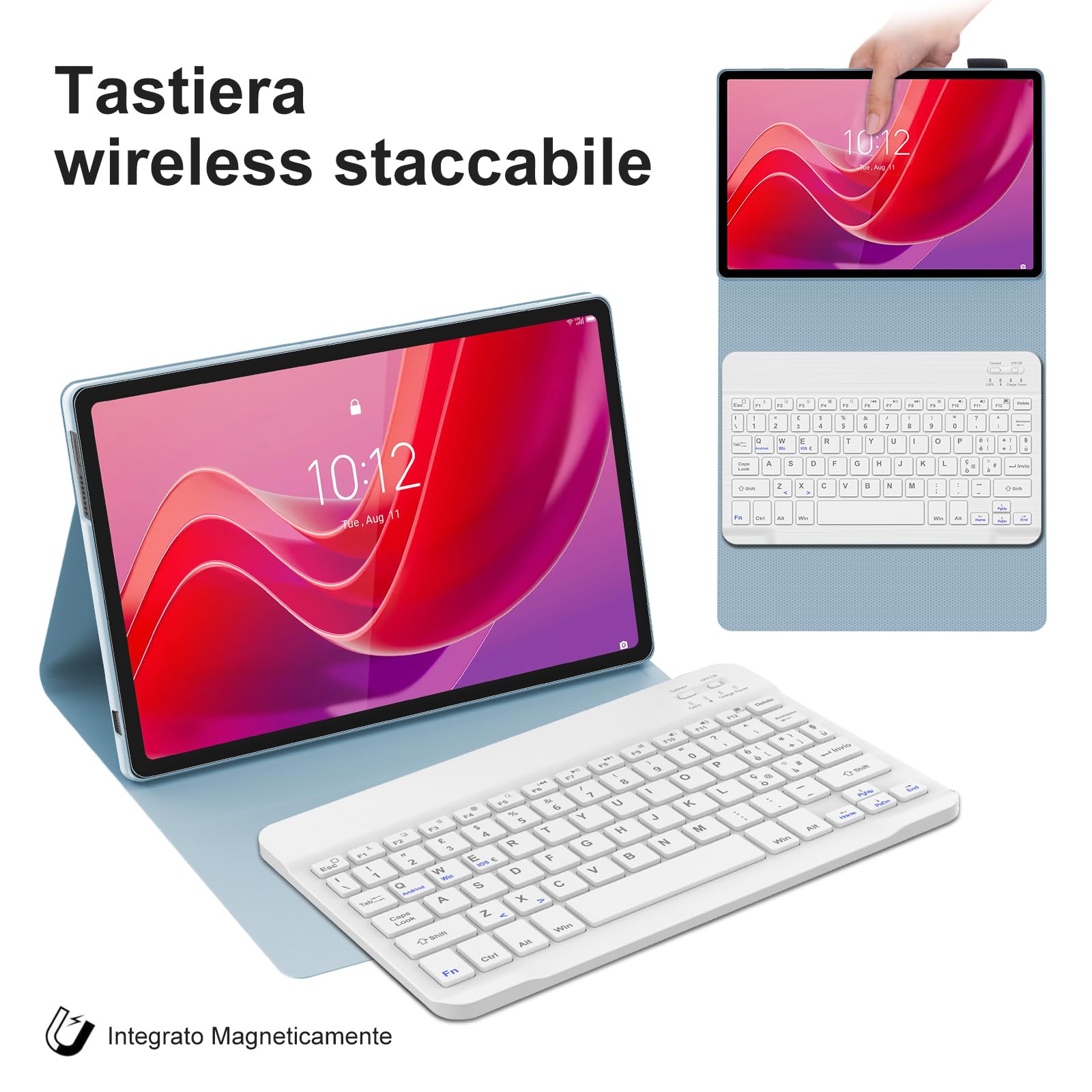 Cover con Tastiera Italiana per Tab M11 11", ZZ107