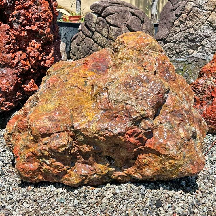 天然石 津軽錦石の ヒョウ の置物です。約160㍉！