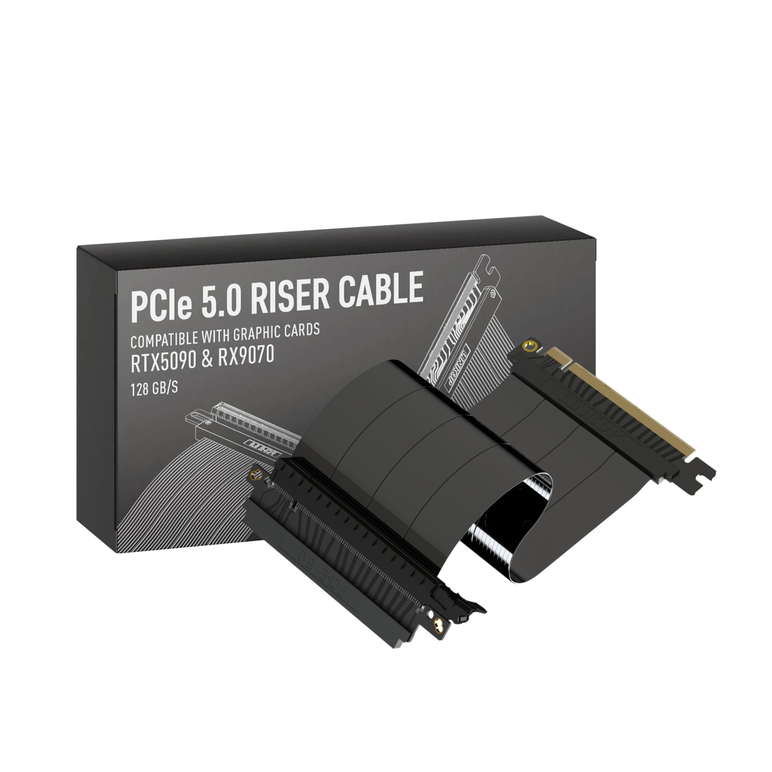 Amazon.co.jp: LINKUP - AVA5 PCIE 5.0 ライザーケーブル | RTX5090