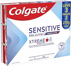 Colgate Creme dental Sensitive Pro Alívio Imediato Xtreme 3x90g