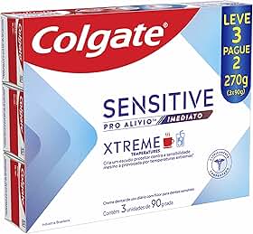 Colgate Creme dental Sensitive Pro Alívio Imediato Xtreme 3x90g