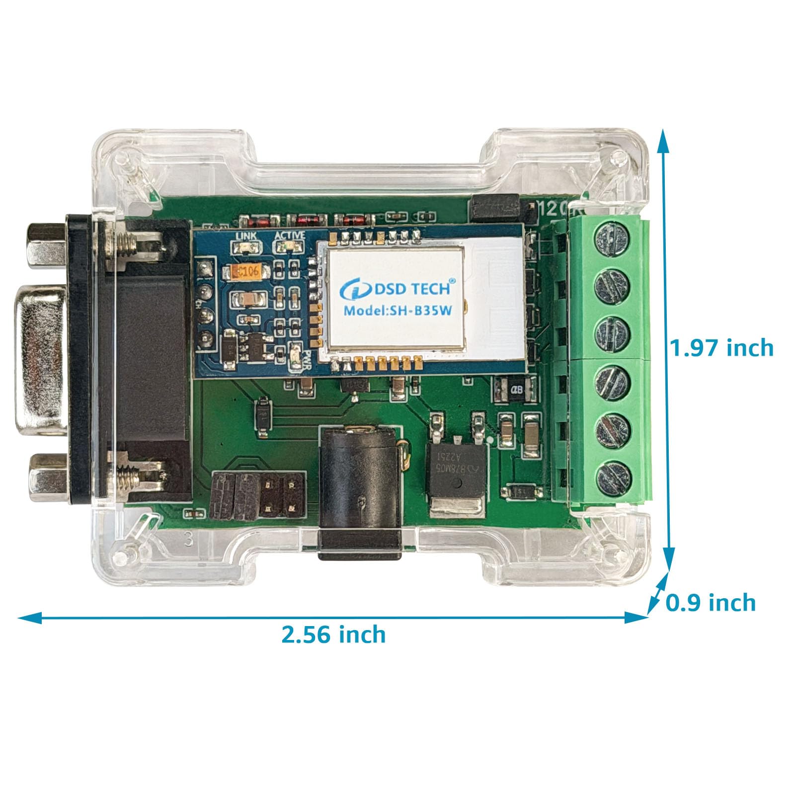 DSD TECH SH-B35W Adaptateur WiFi vers RS485 RS232 DTU