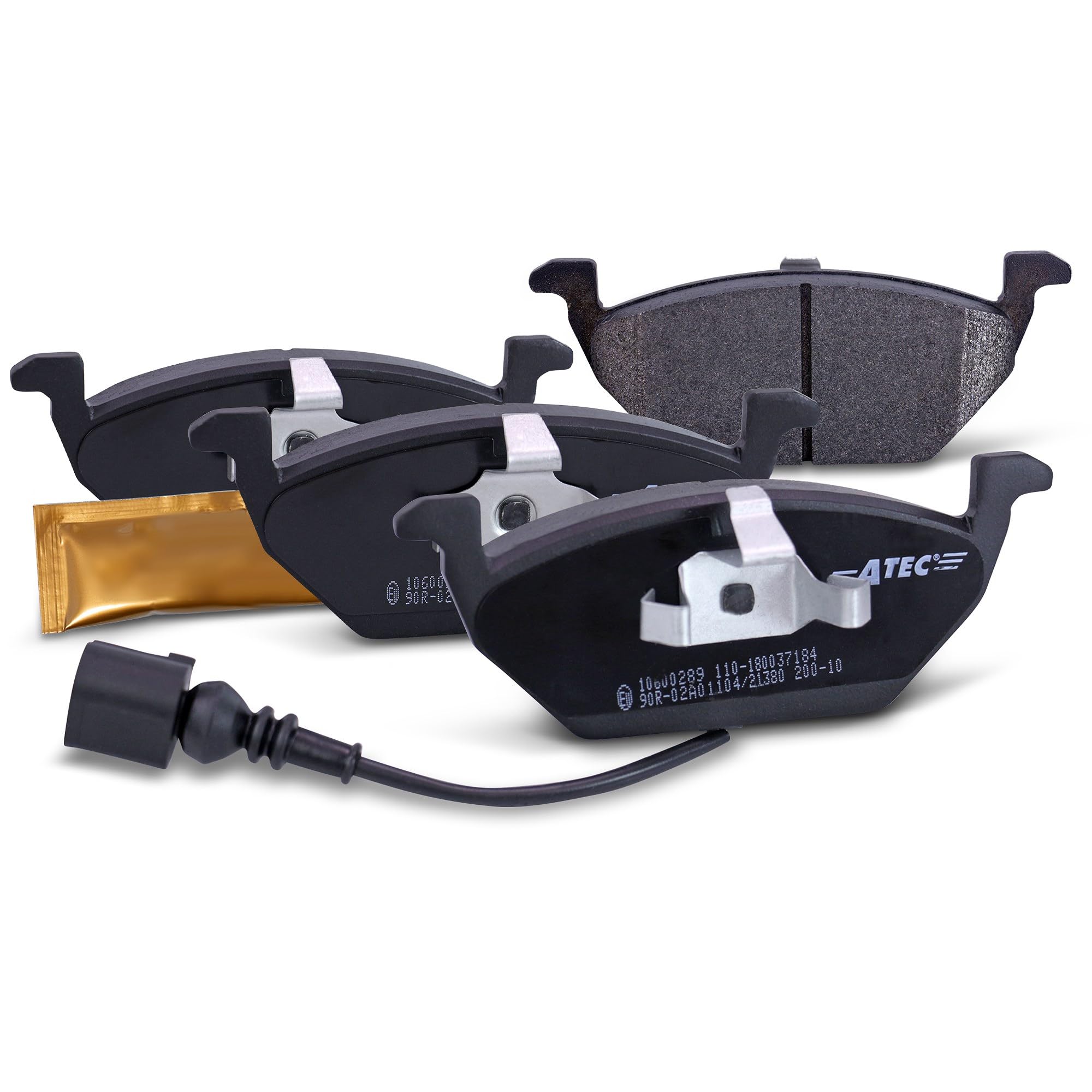 BESTPRICE Set freni incl. dischi freno anteriori Ø 256 mm + posteriori Ø 230 mm + pastiglie freno anteriori e posteriori, compatibili con VW POLO (9N_, 9A_)