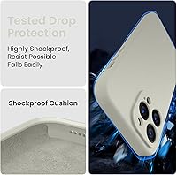 Vista 620 de FireNova Designed for iPhone 13 Pro Max Case, Silicone [Camera Protection] Phone Case with [2 Screen Protectors], Soft Anti-Scratch Microfiber Deep