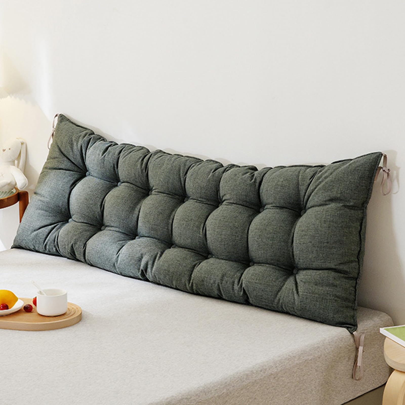XANAYXWJ Comodo Cuscino da Lettura per Divano Letto Cuscino Testiera Removibile Supporto Lombare per Camera da Letto 90x10x50 cm Ideale per Il Relax e Il Supporto per la Schiena
