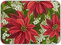 Vista 9 de Tapete de secado de platos para encimera de cocina, tapete de secado de cocina de 18 x 24 pulgadas, abejas y crisantemos de otoño, tapete escurridor