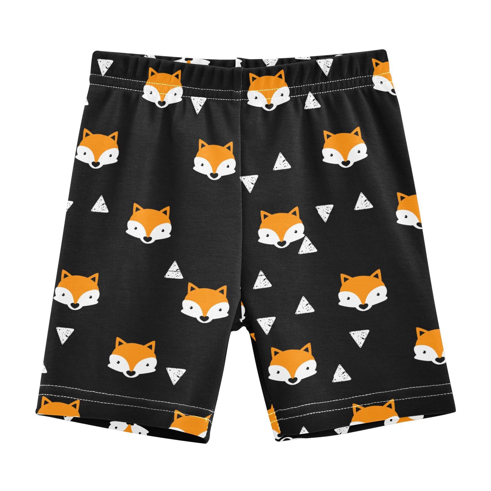 JHKKU Girls Cute Fox Shorts Cotton Cartwheel Bike Kids Biker Under Dress Dance Short Girl Clothes 6T