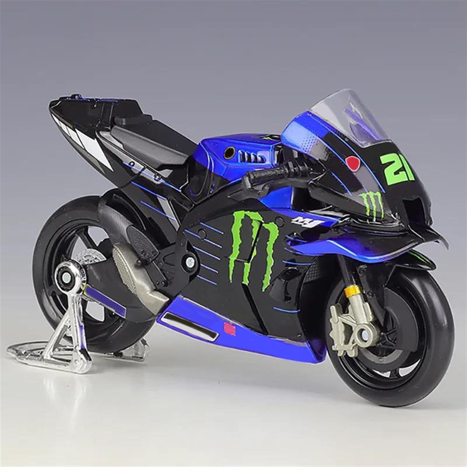 SEYXF Motorbike Toy for Y-AMAHA GP 21 2022 1:18 Motorcycle Model Simulation Alloy Toy