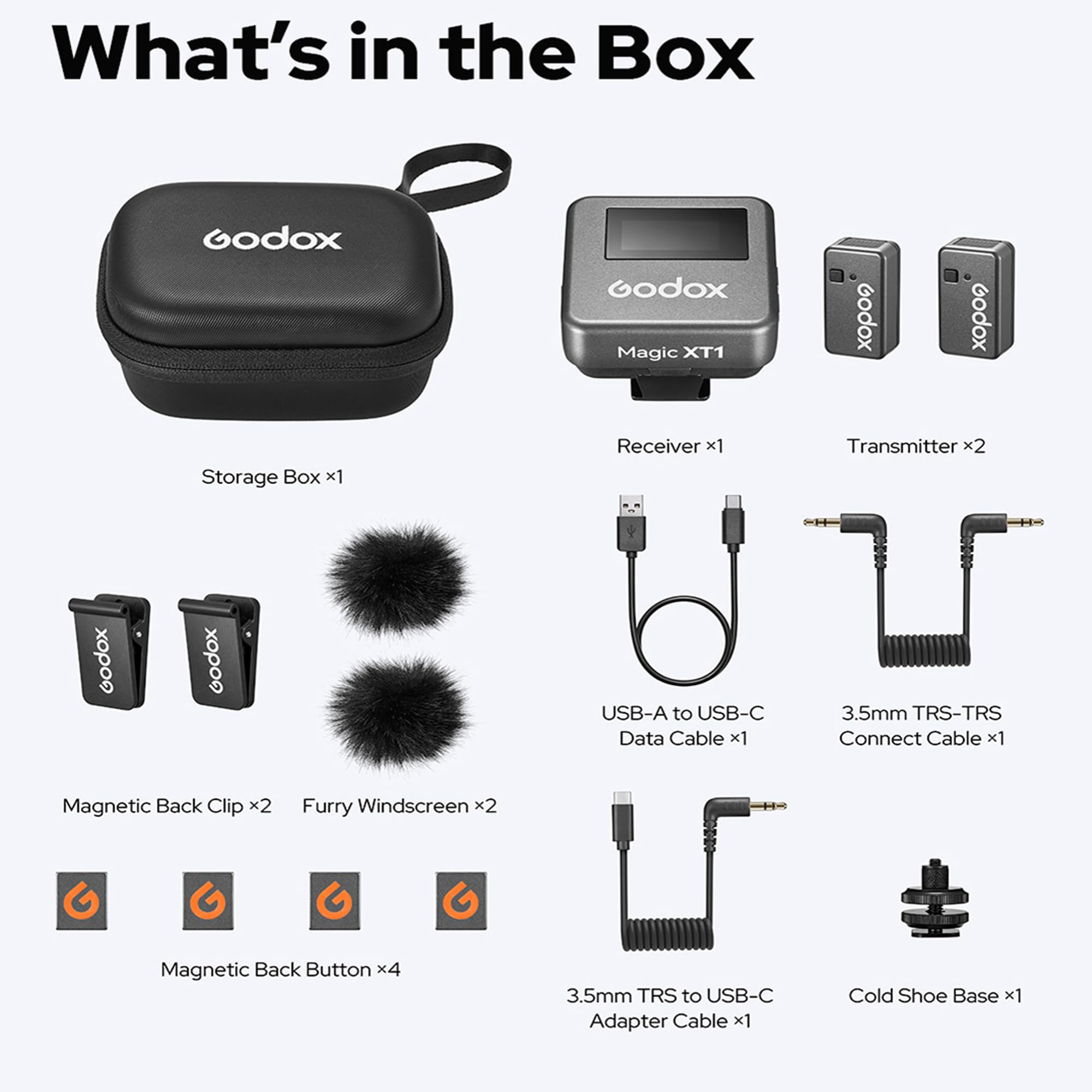 Amazon.com: GODOX Magic XT1 Noise Cancellation 2.4GHz Wireless