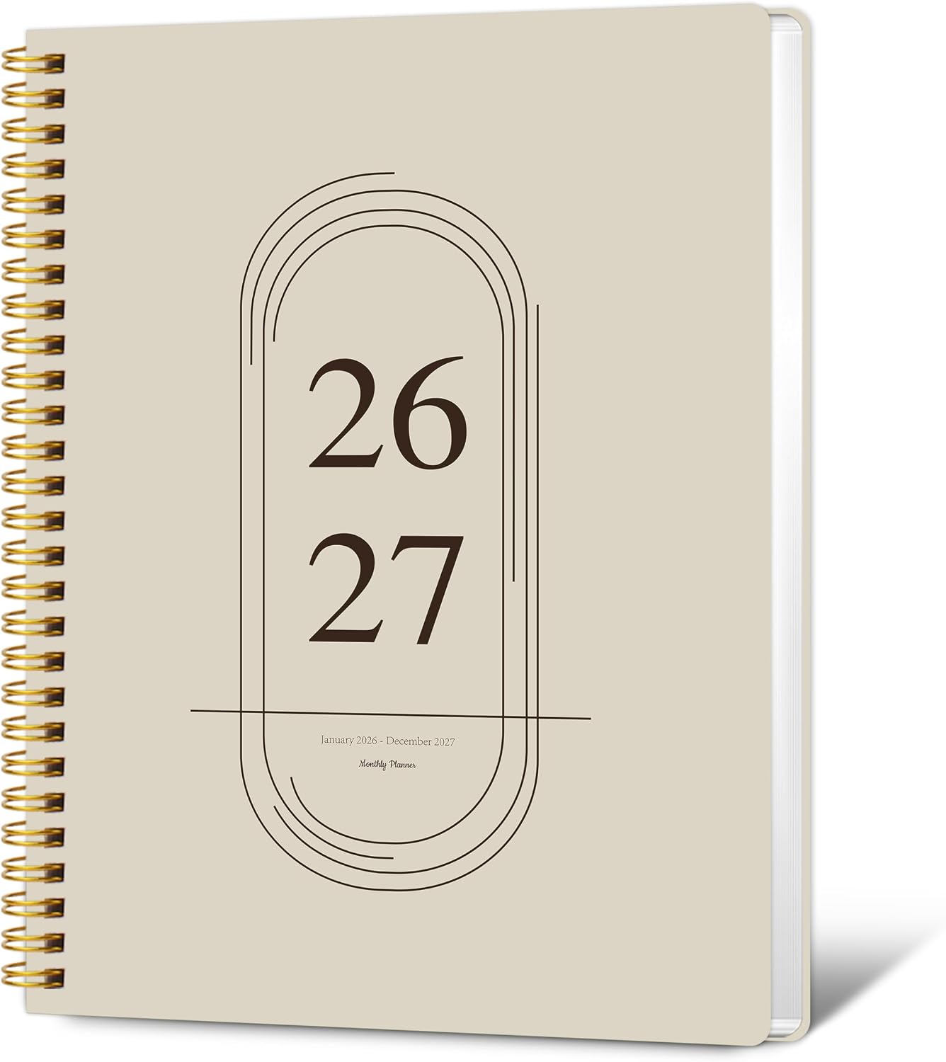 Monthly Planner 2026-2027 - 2 Year Monthly Planner Calendar 2026-2027, Jan. 2026 - Dec. 2027, 7.3" * 9.5", 24 Months Calendar Planner with Note Pages, for Office, School Home Planning - White