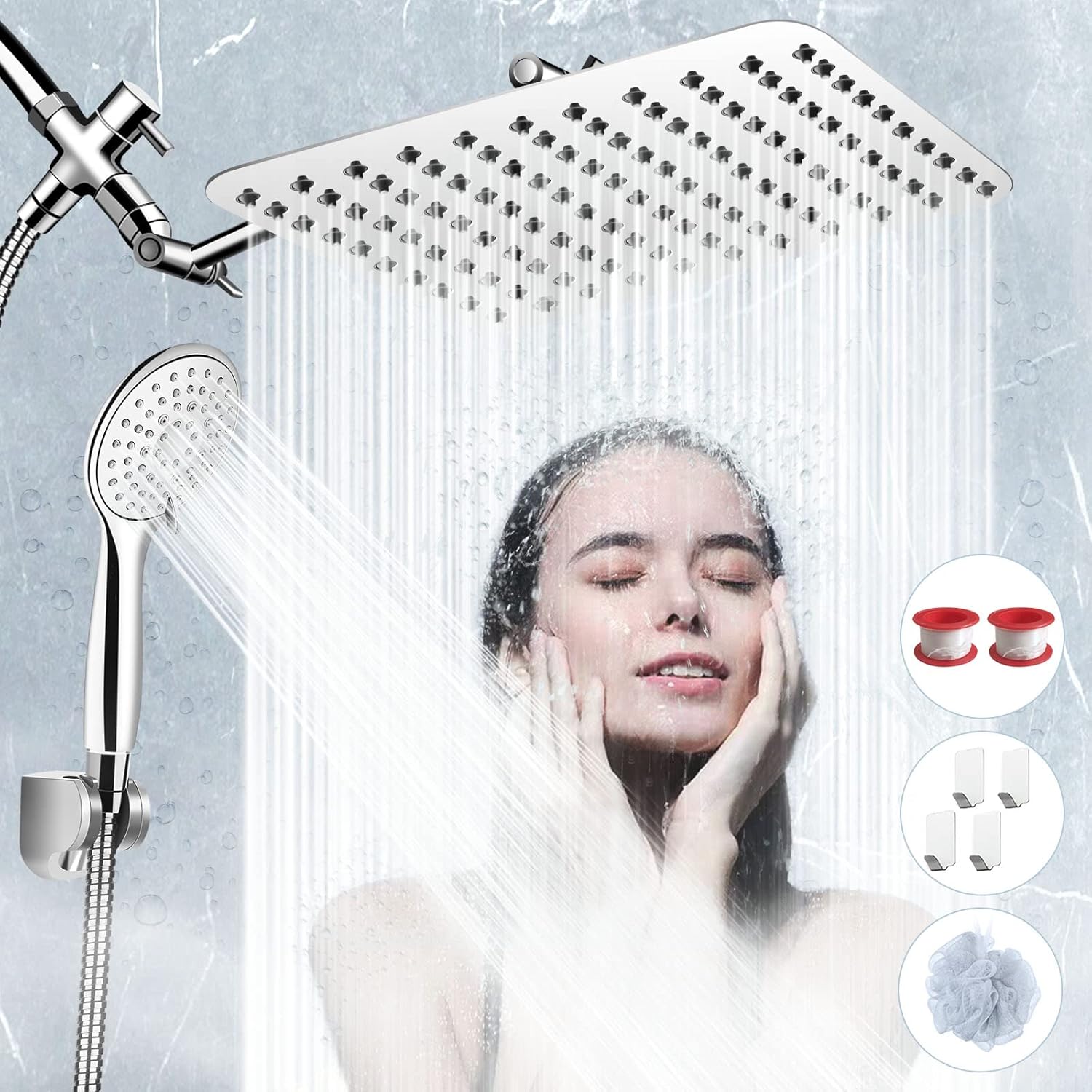 COSYLAND Shower Head Combo Packing List