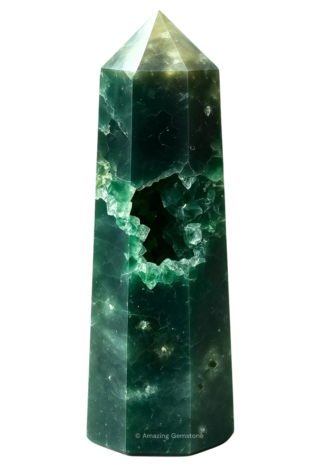 Ocean Jasper Crystal Towers ~ Natural Healing Crystal Point Obelisk for Reiki Healing and Crystal Grid (2" to 3" INCH)