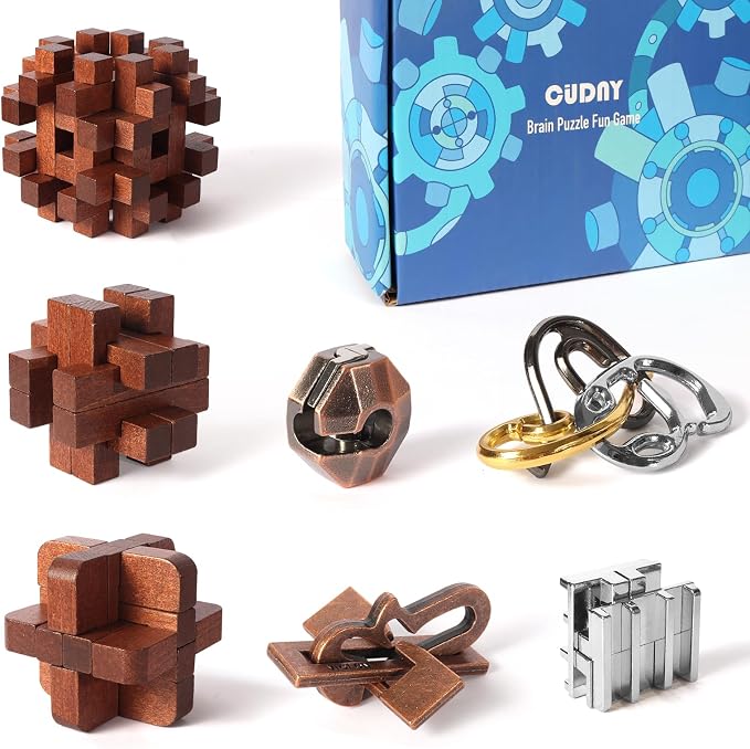 Box Retro Brain Teaser Puzzles