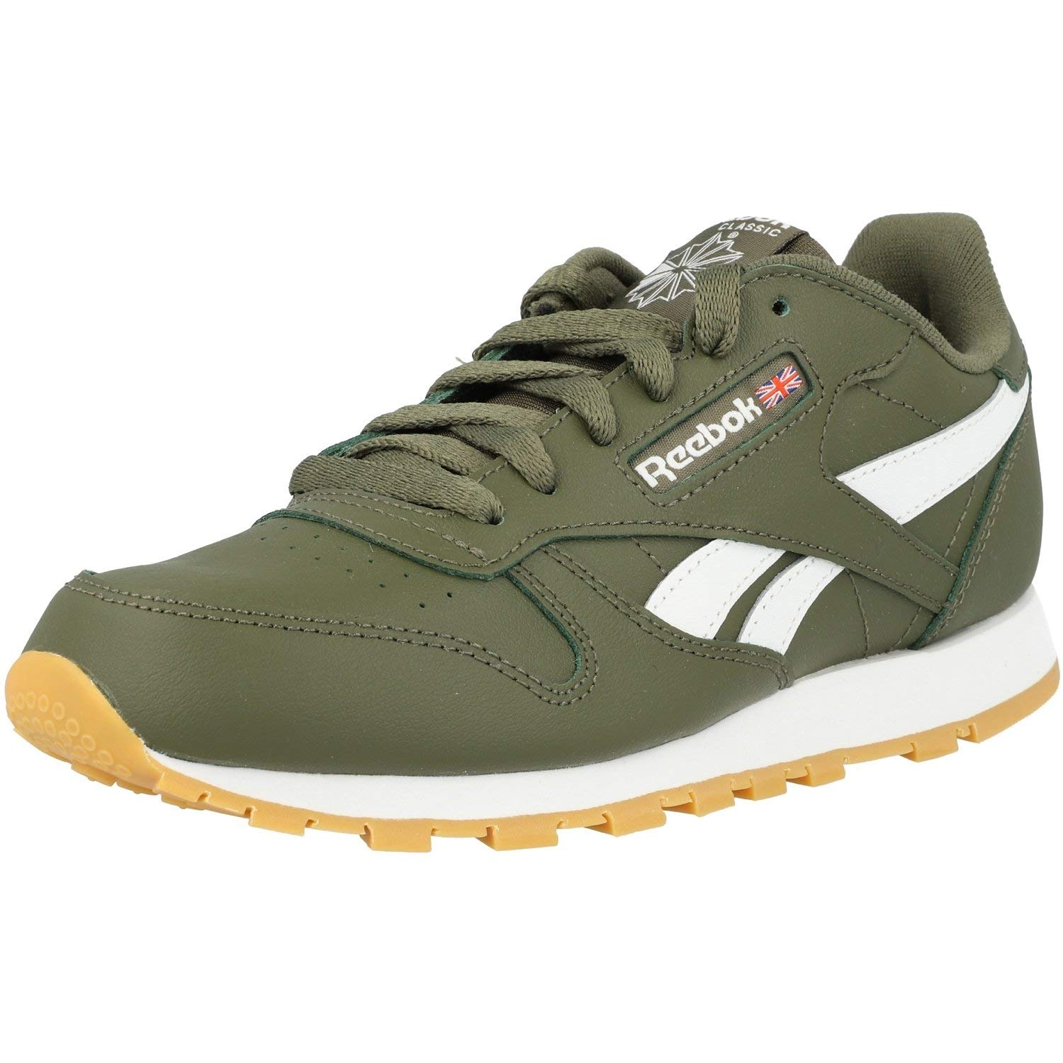 Reebok Classic Leather Verde/Blanco (Army Green/White) Cuero 36 EU