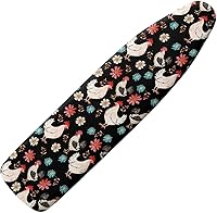 Vista 19 de Cubierta de tabla de hierro de aguacate, tamaño estándar, acolchado grueso con gancho y bucle, almohadilla de planchar para mesa, cubierta extra