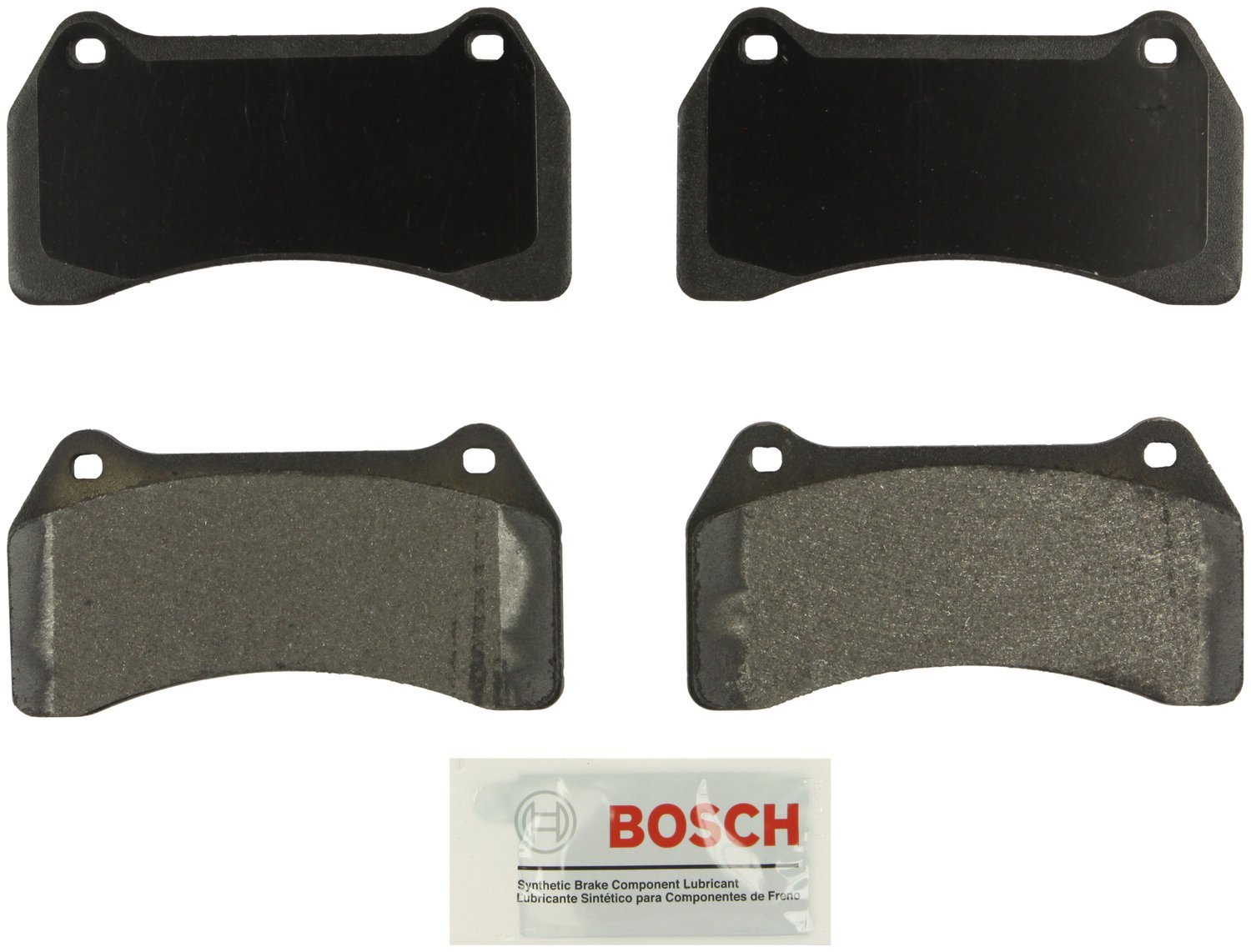 Bosch BE1324H Blue Disc Brake Pad Set with Hardware - FRONT — view 256