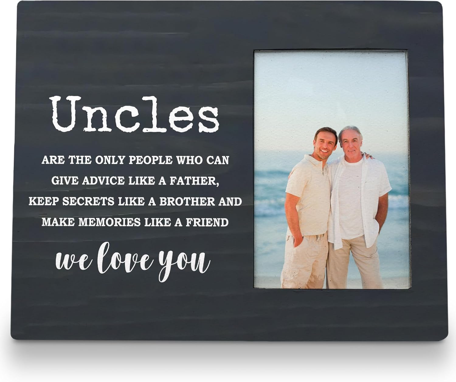 FLDAS Uncle Picture Frames 8x10, Uncle Gifts, Uncle Picture Frame, Gifts for Uncle