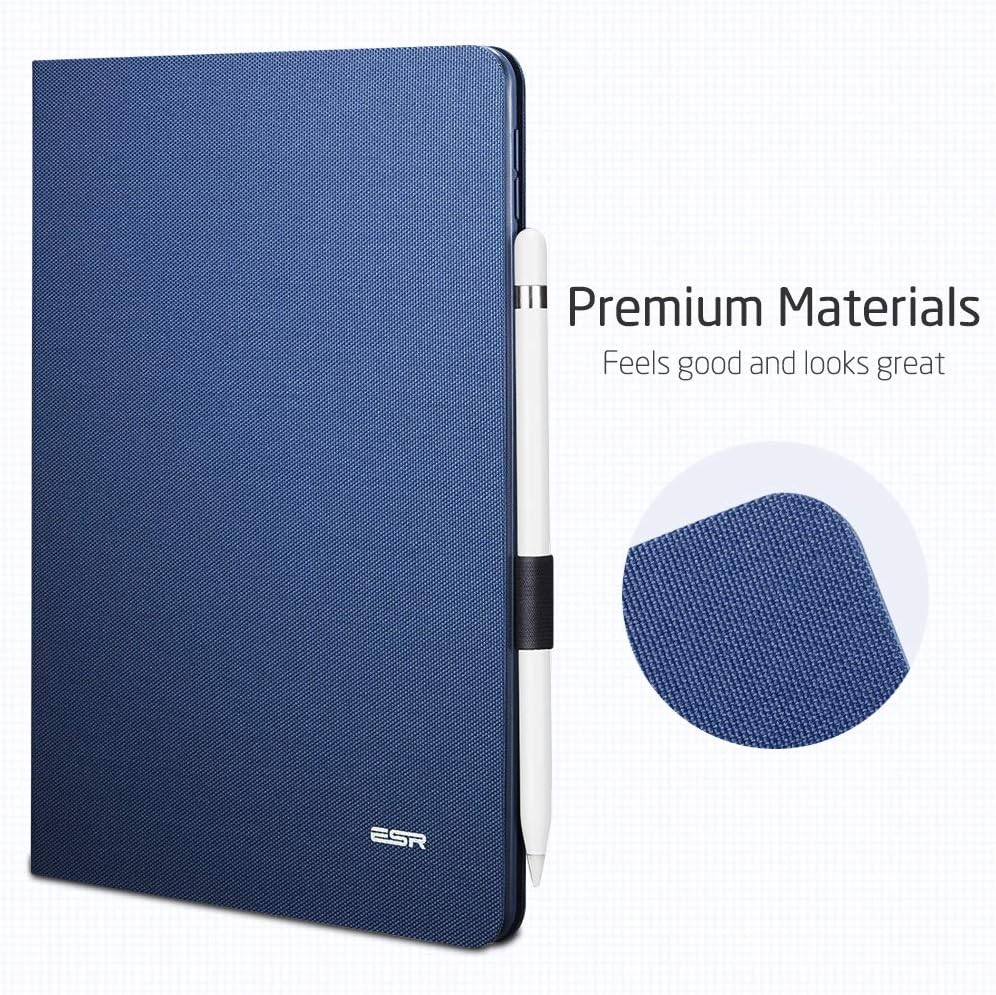 ESR Urban Premium Folio Case for iPad 9.7 2018/2017, [Apple Pencil Holder], Book Cover Design, Multi-Angle Viewing Stand, Smart Cover Auto Sleep/Wake for iPad 9.7" 2018/2017 (De Nimes)