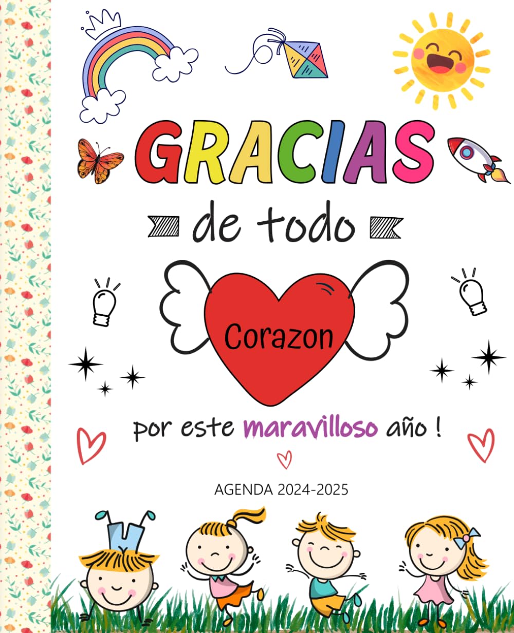 Agenda Profesora 2024 2025: Grande planificador semanal y mensual | una semana en dos páginas | agosto 2024 a Julio 2025 | cuaderno del profesor | regalo maestra infantil primaria