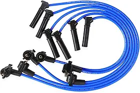 Conjunto De Cabos De Vela De 8,0 Mm Compatíveis Com Ford/Mazda 4.0L V6 Para Ranger 2001-2011, B4000 2001-2009, Explorer 2002-2010, Mountaineer 2002-2010, Sport Trac 2001-2010 Dt-6120