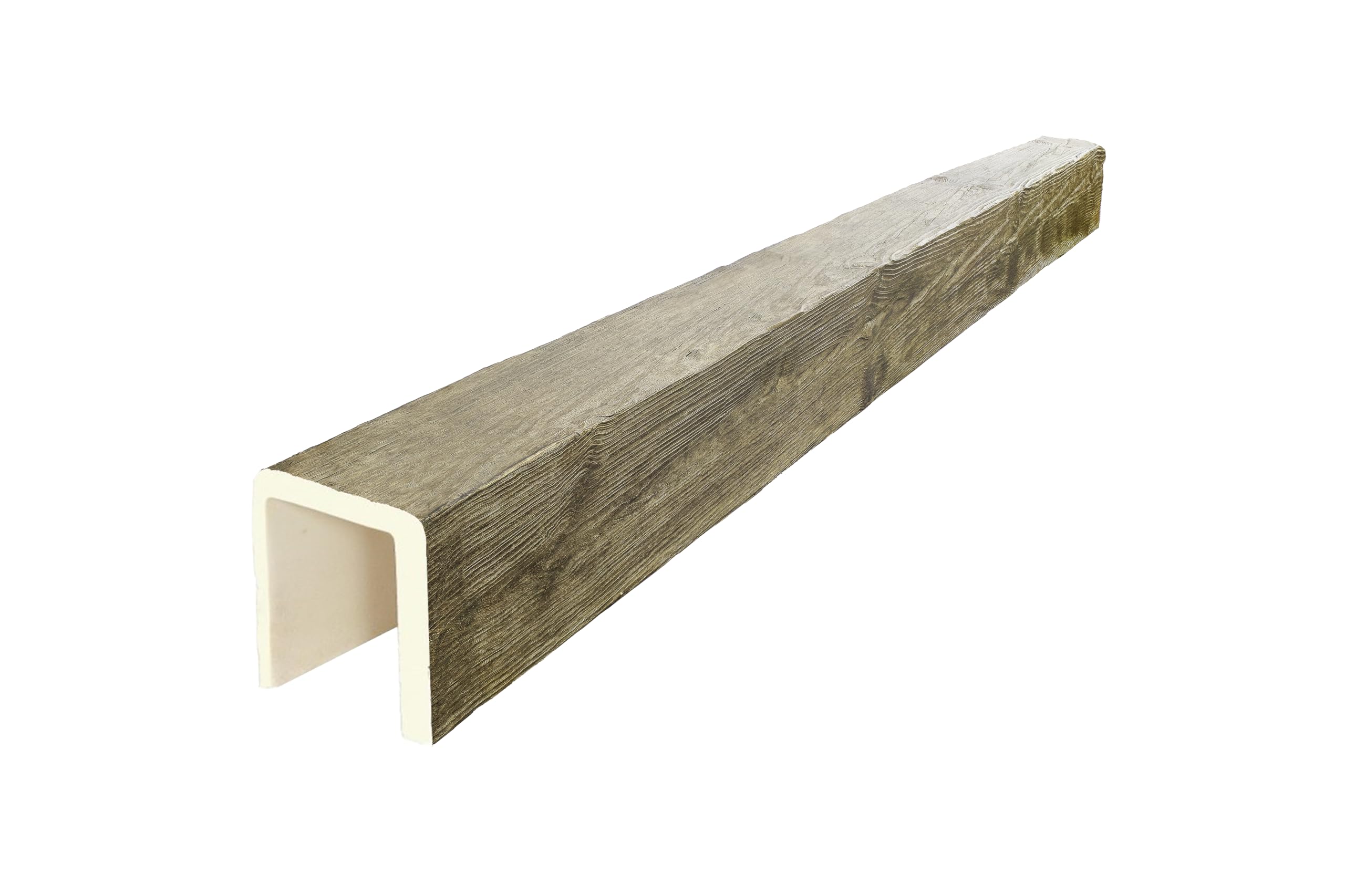 VIGA IMITACION MADERA DECORATIVA DE POLIURETANO 21CM DE ANCHO X 23CM DE ALTO X 3 METROS DE LARGO (Miel)