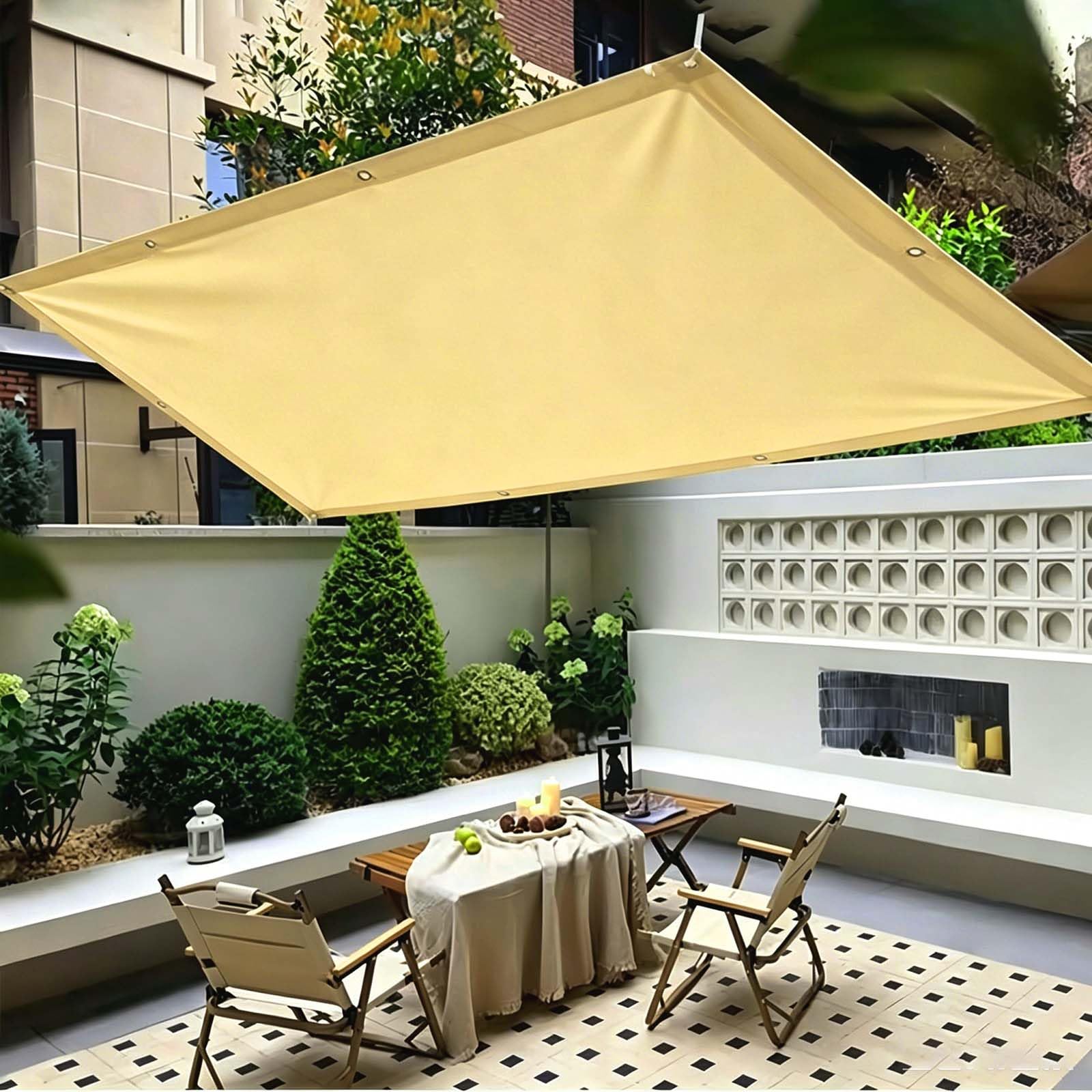 Voile d'ombrage haut de gamme 110x150 cm en PES résistant avec protection UV