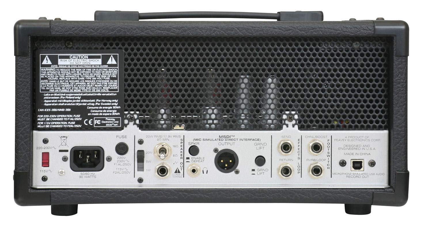 Peavey 6505 Mini Head Amplificador de Guitarra Eléctrica