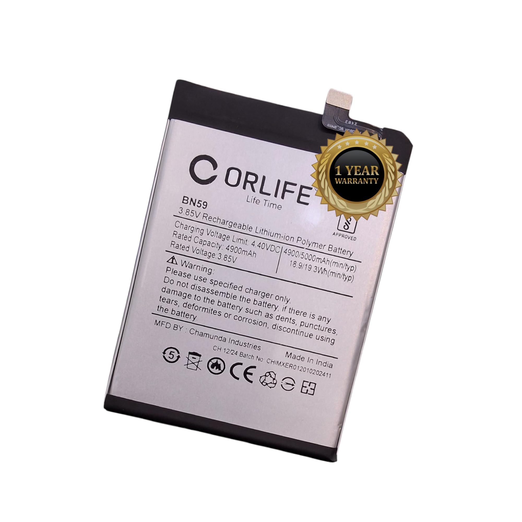 Orlife Original BN59 Battery Compatible for Xiaomi Redmi Note 10, RedmI Note 10S with 1 Year Replacement Warranty (B0DG98FFX3) Amazon Price History, Amazon Price Tracker