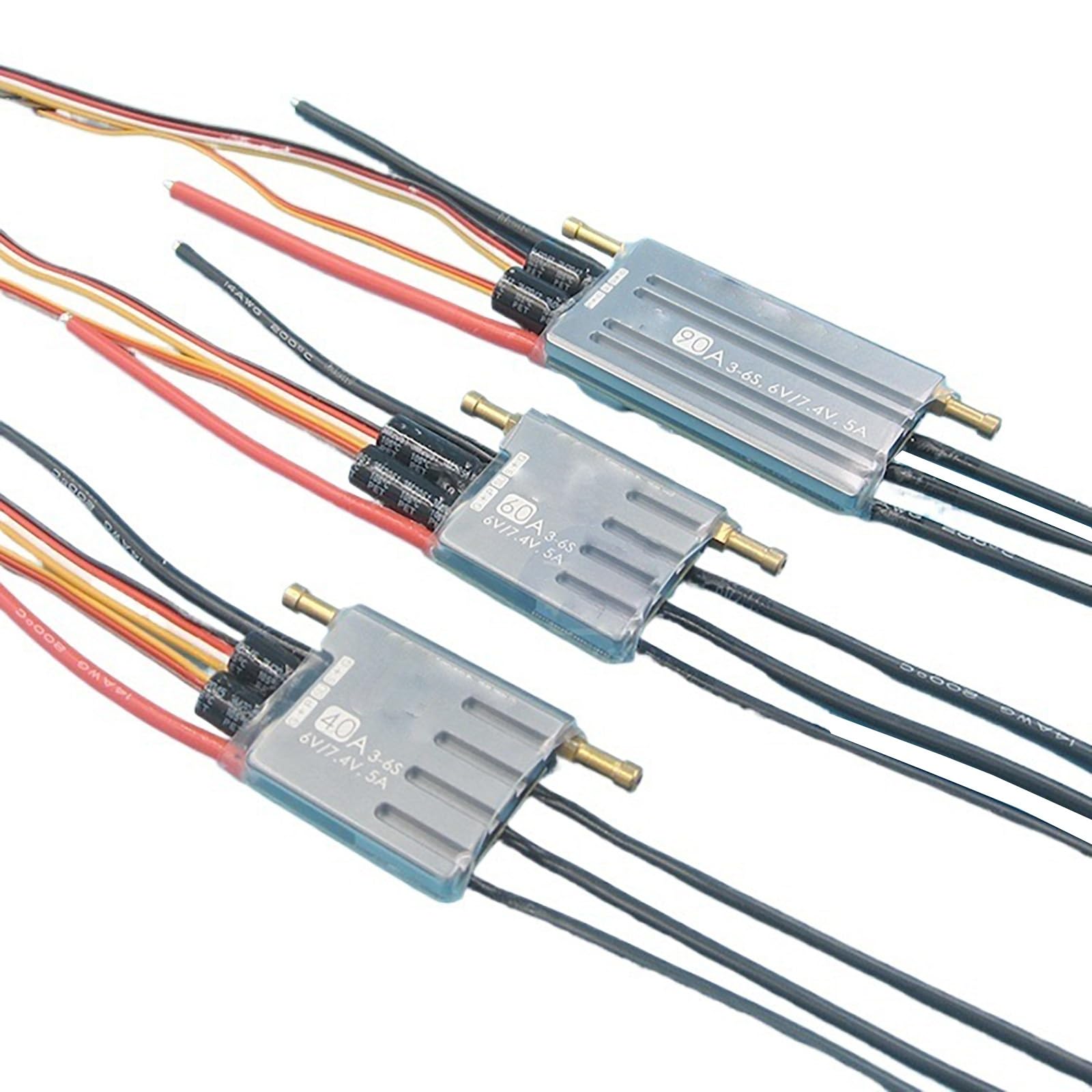 Amazon | 防水 双方向 ブラシレスESC 水冷対応 40A 60A 90A 120A 150A