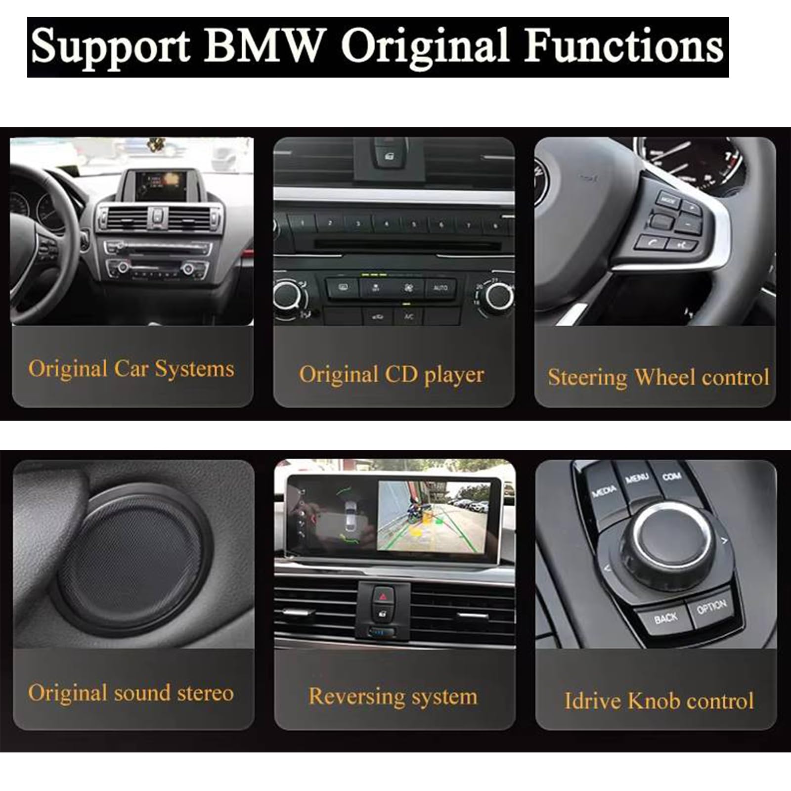 ASVEGE 4+64GB Android 13 Autoradio Navigatore per BMW F20/F30/F21/F31 Serie 1/3 (2012-2017) NBT-10.25“Touchscreen 8 Core con CarPlay Wireless/Android Auto 4G Wifi Bluetooth