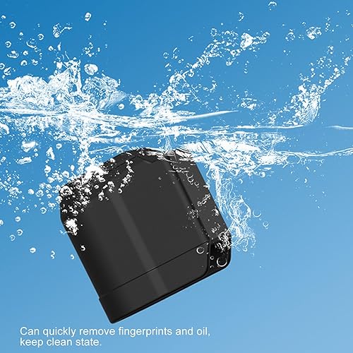 Miniatura 5 de Acouto Lente de silicona anti caída a prueba de polvo protector de lente de cámara con protector lavable y ligero de tamaño pequeño para OSMO 3