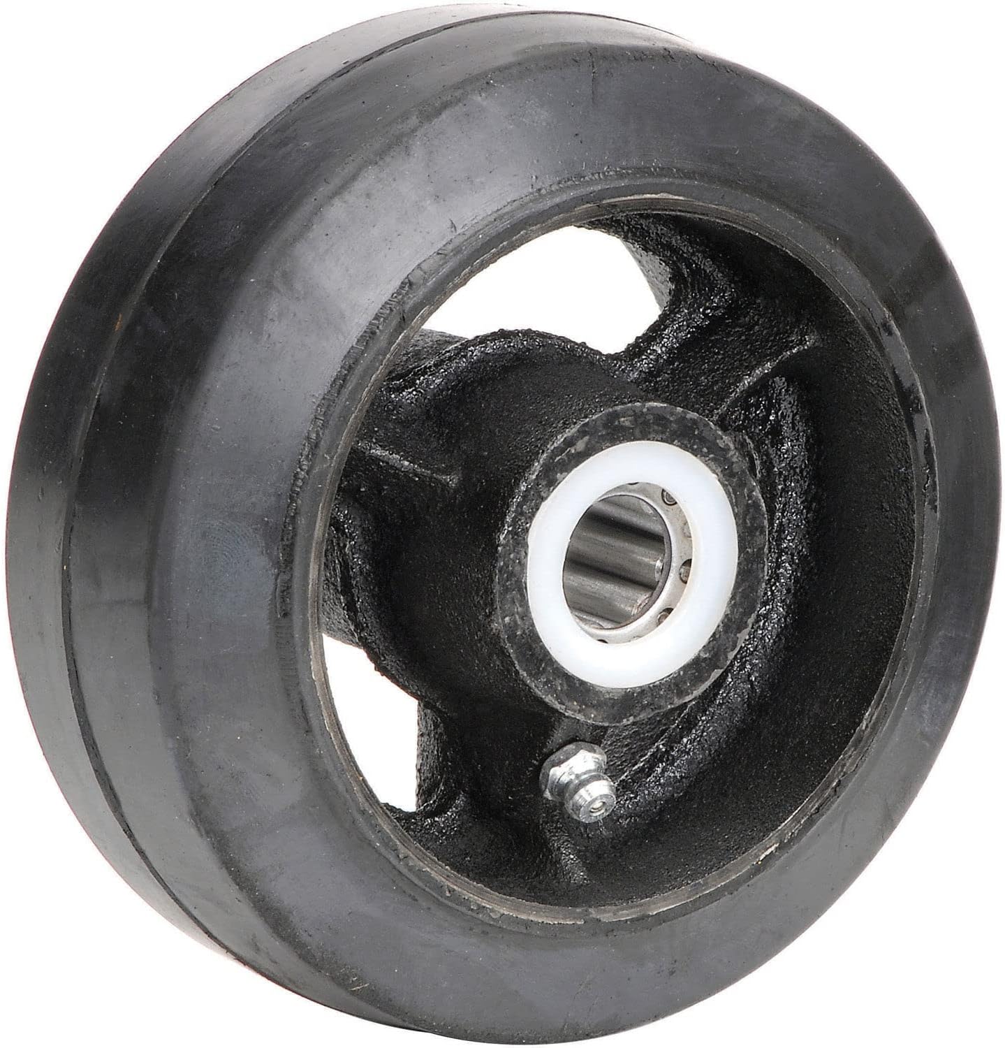 Global Industrial 5/8 Mold-On Rubber Wheel - Axle Size 5/8", 5" x 2"