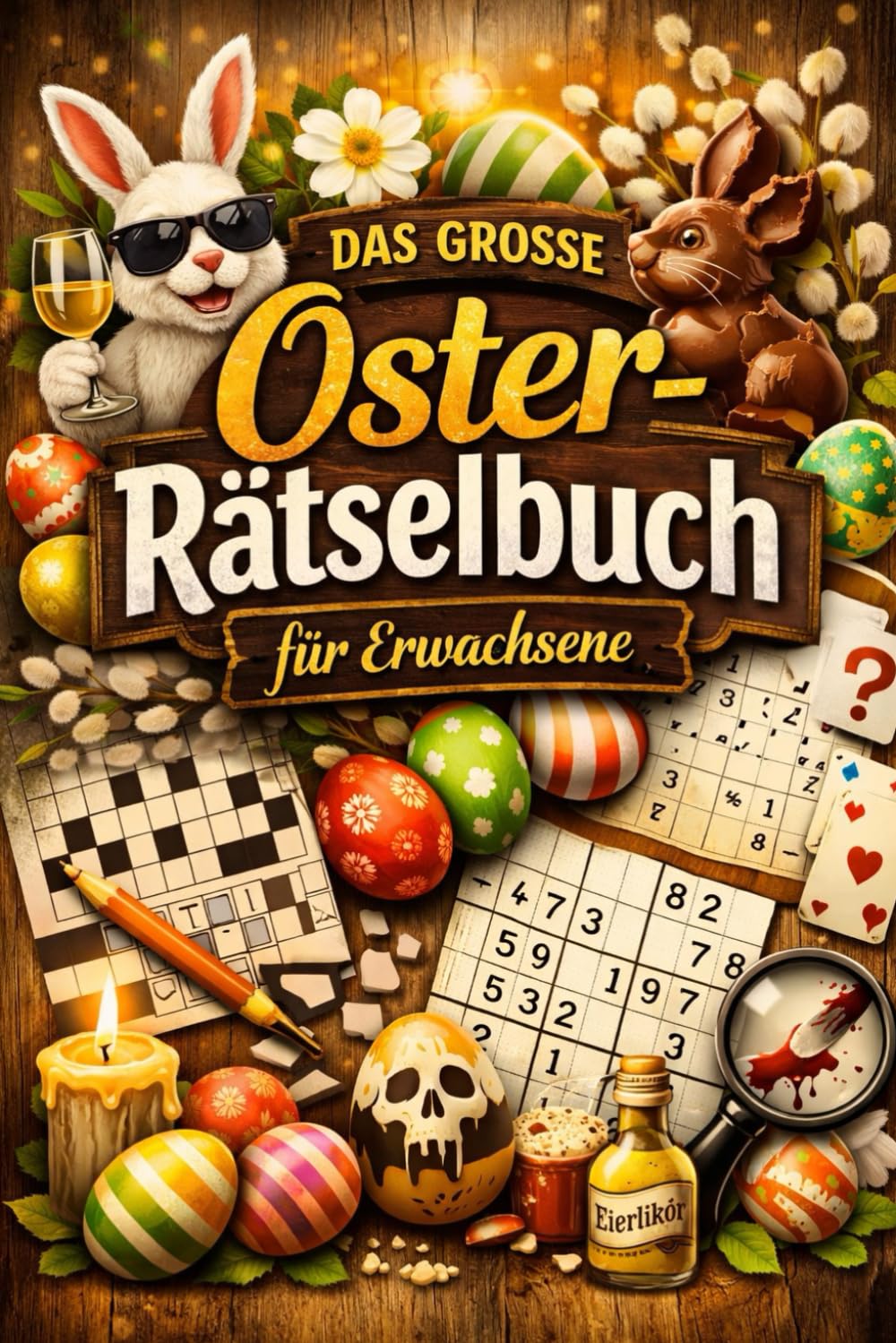 Das große Oster Rätselbuch für Erwachsene: Ostern mal ohne Schokolade