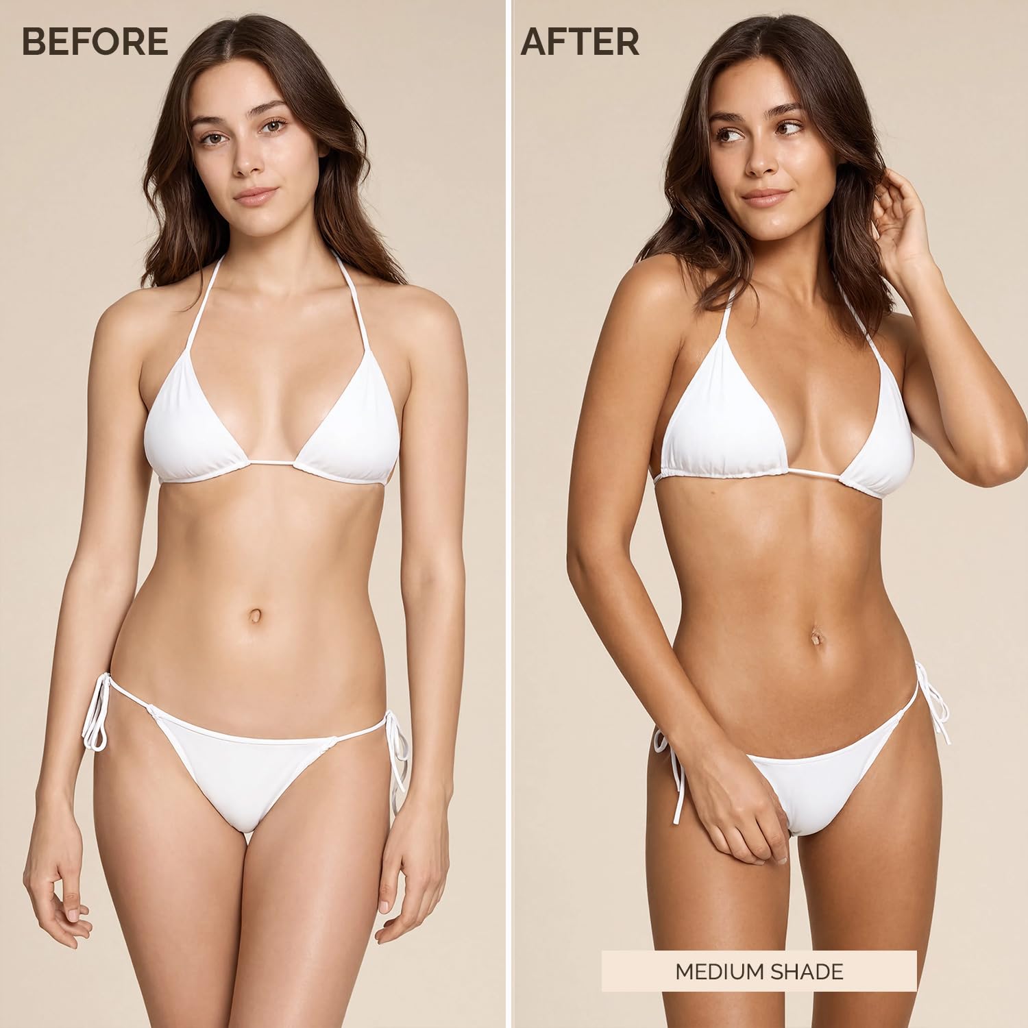 Beauty by Earth Self Tanner Lotion – Natural Glow for Face & Body