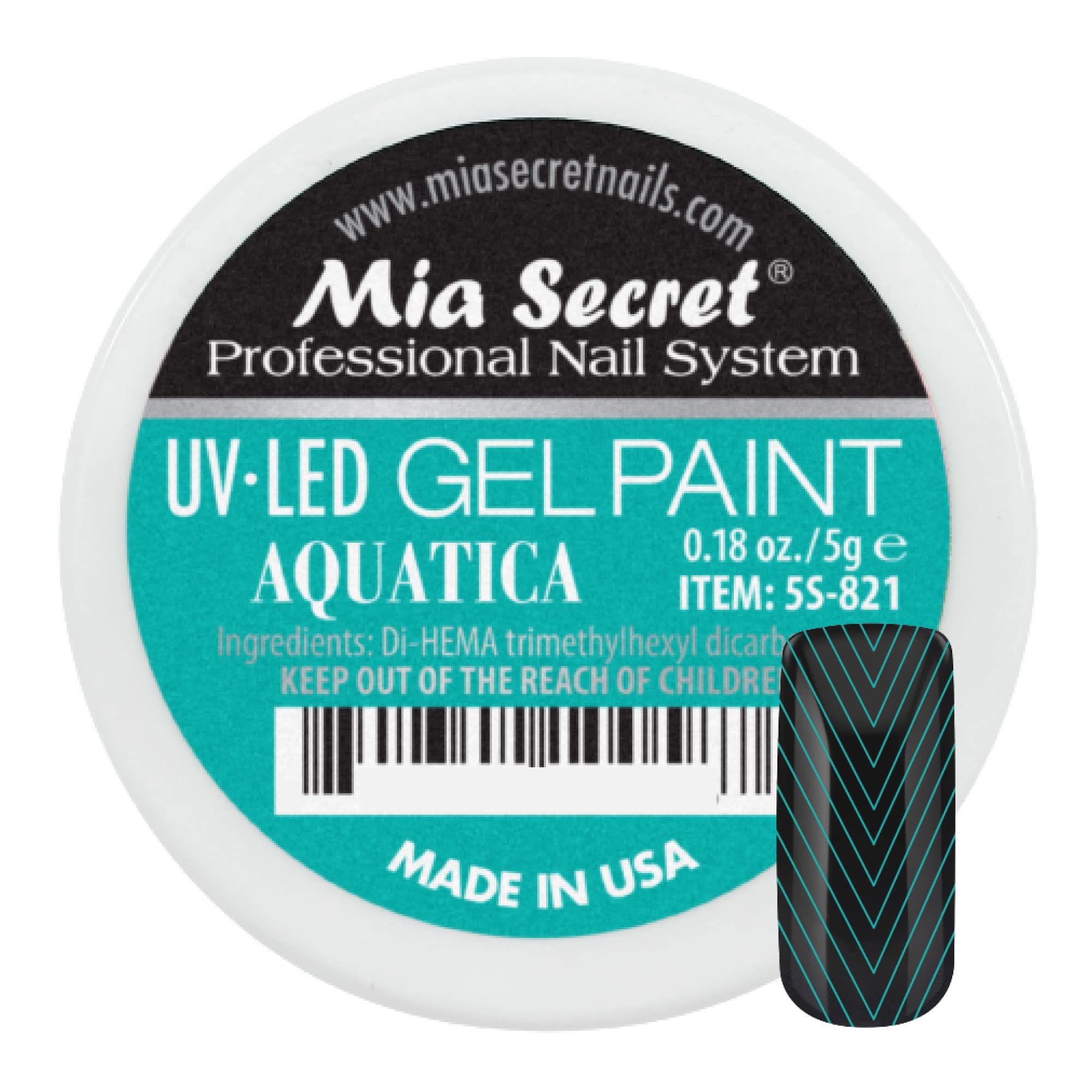 Mia Secret Professional Nail System UV/LED Gel Paint - 5 grams (Aquatica)
