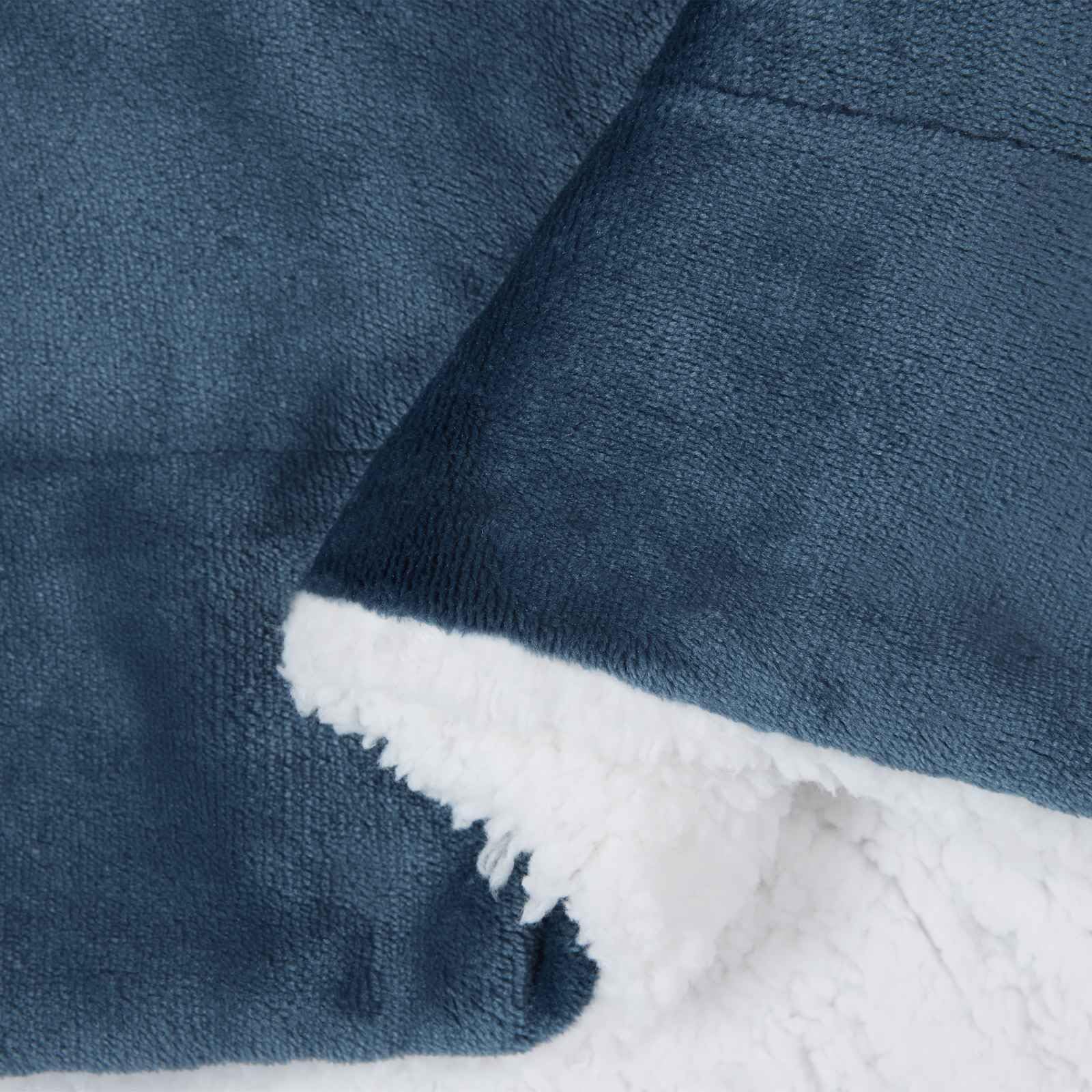 Wohndecke Marineblau 150 x 200 cm 1.64 kg Fleece