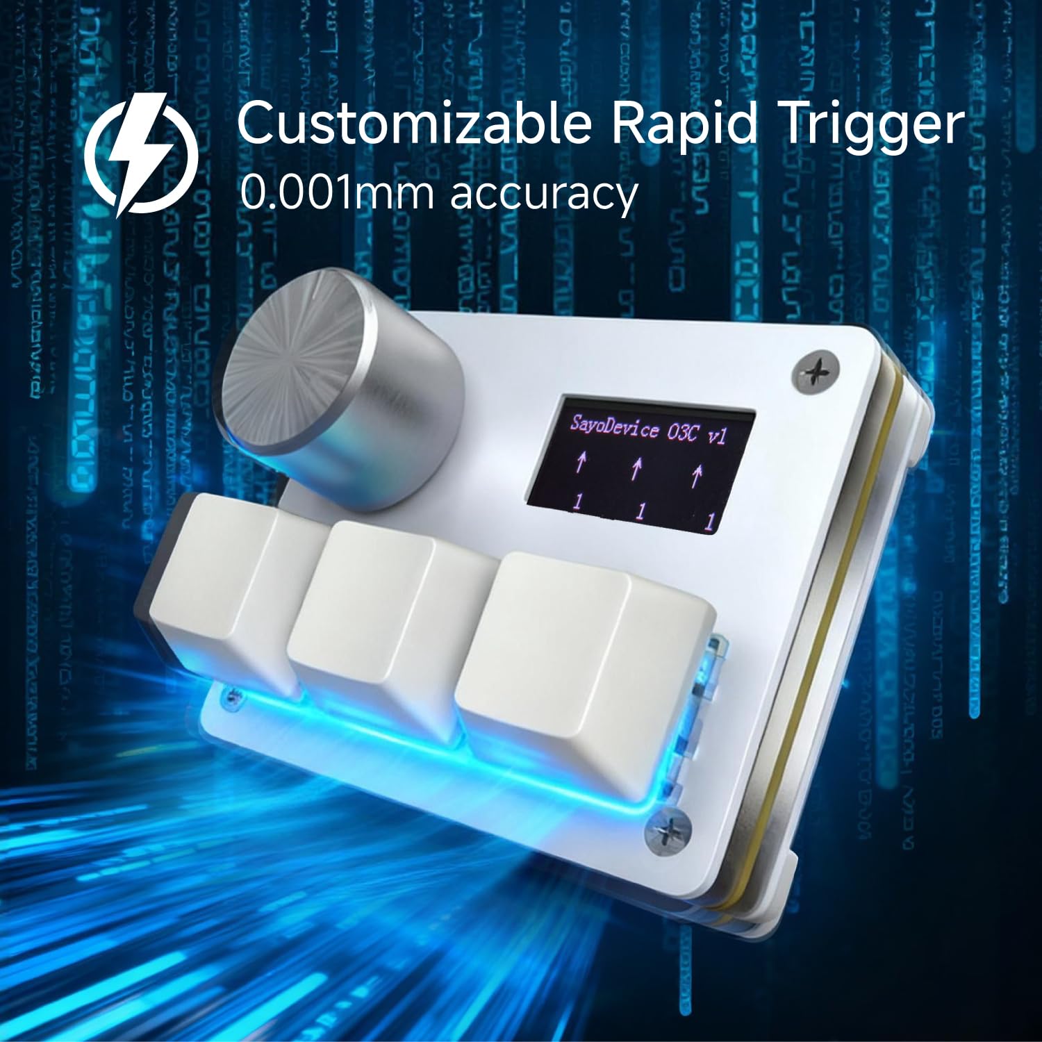 Amazon.com: SAYODEVICE O3C Rapid Trigger Hall Effect Keyboard