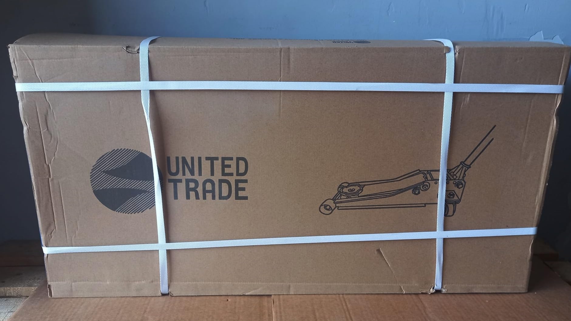 CRICK CRIC SOLLEVATORE MARTINETTO IDRAULICO A CARRELLO 3 TON MODELLO BASSO UNITED TRADE