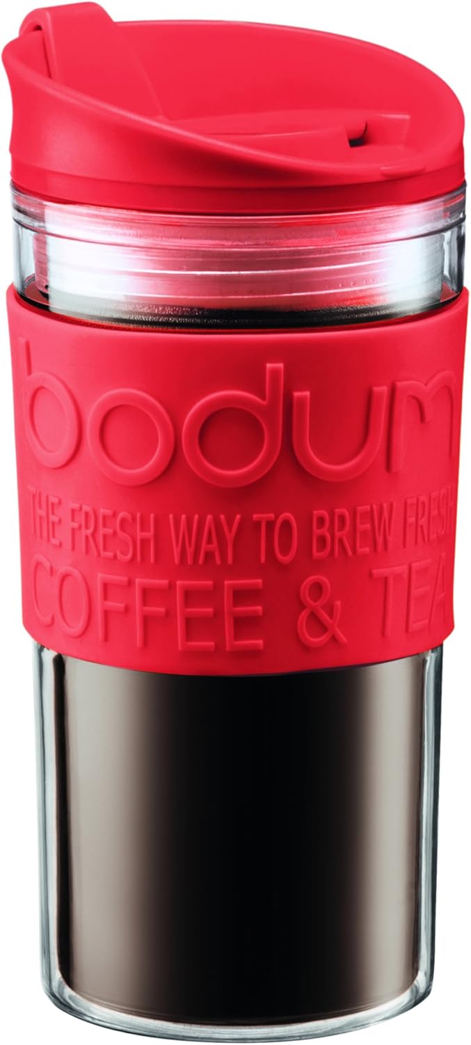 Bodum Travel Mug, Plastic, rubber, silicone, 1 Unité (Lot de 1