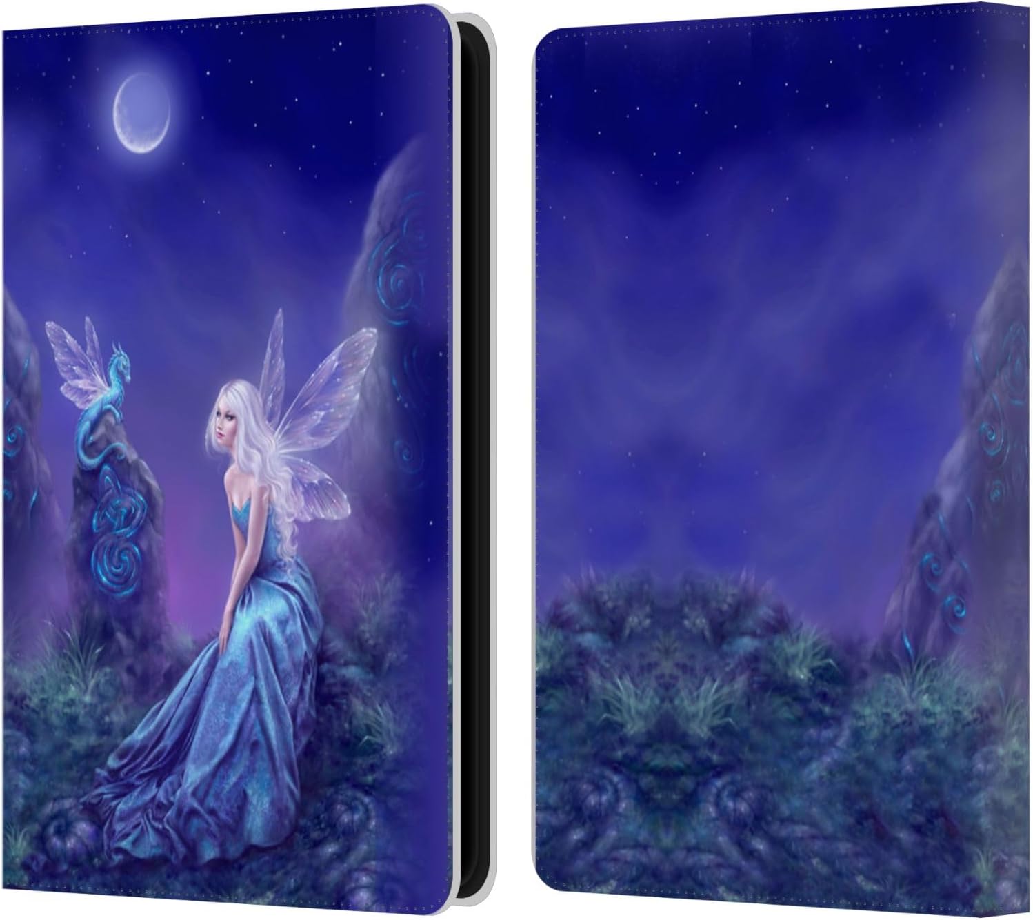 Head Case Designs Officially Licensed Rachel Anderson Twilight Shimmer Pixies Leather Wallet Case Compatible with Kindle Paperwhite 5 (2021)