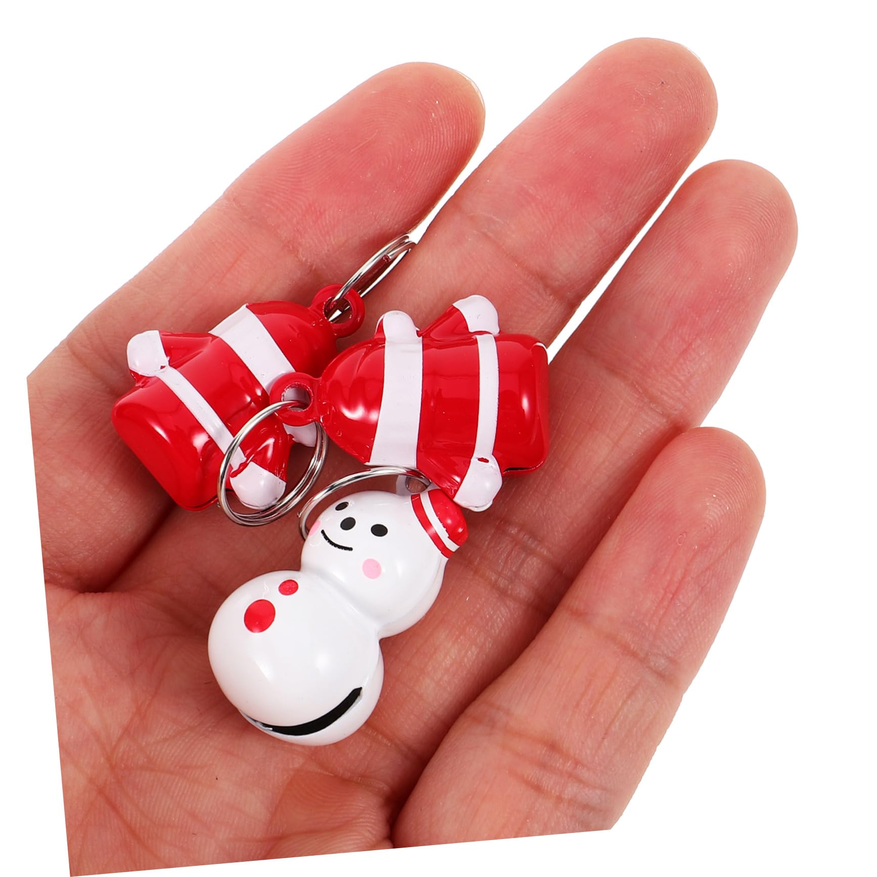 Angoily Pet Accessory Metal Collar Bells Multi-function Decorative Cat Dog Collar Bells