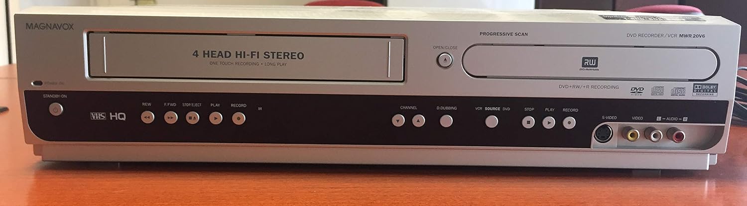 Magnavox MWR20V6 DVD Recorder / VCR Combo (Renewed)