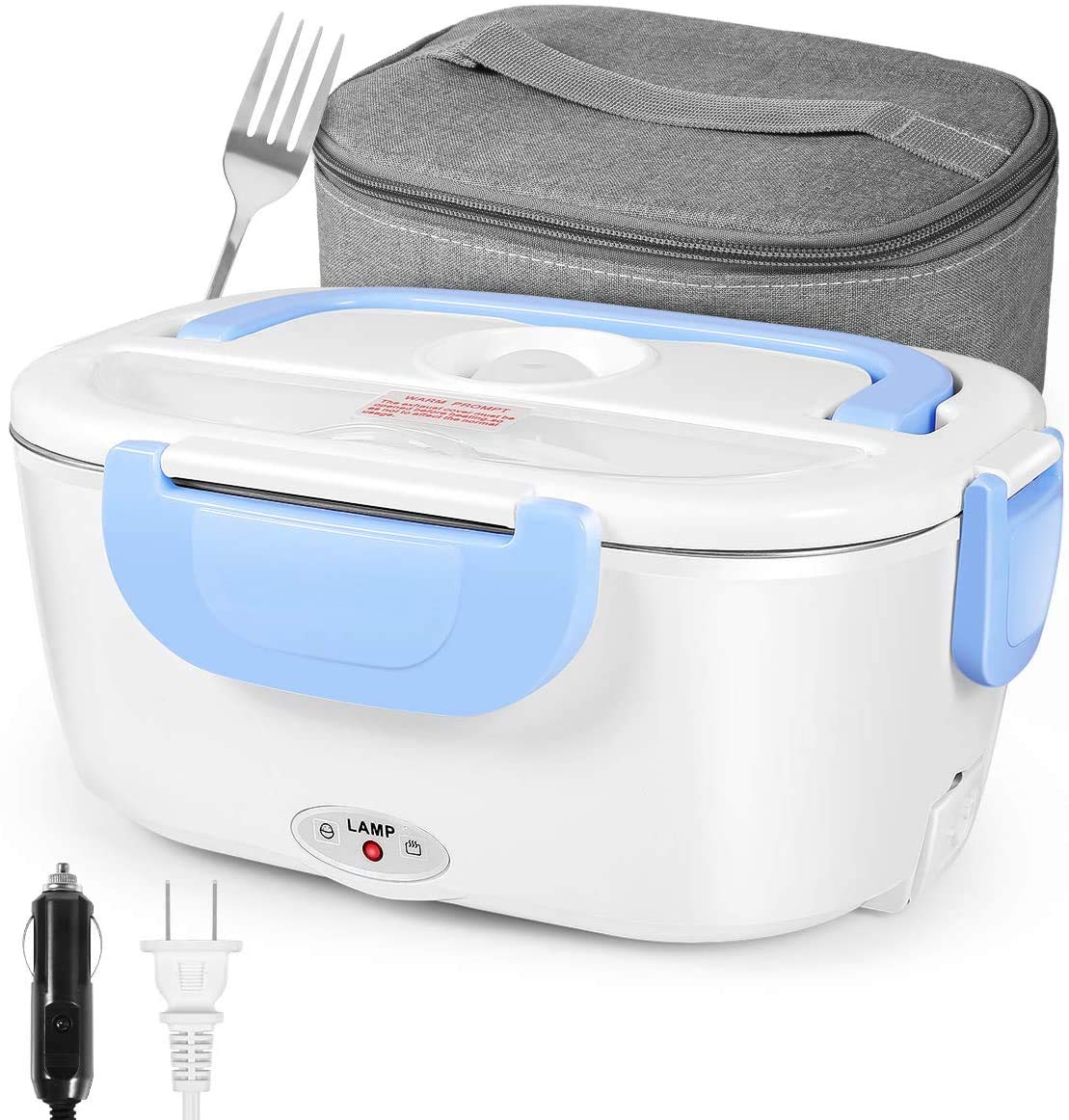 YISSVIC Electric Lunch Box Food Heater 40W 12V Caruse Charging Adapter